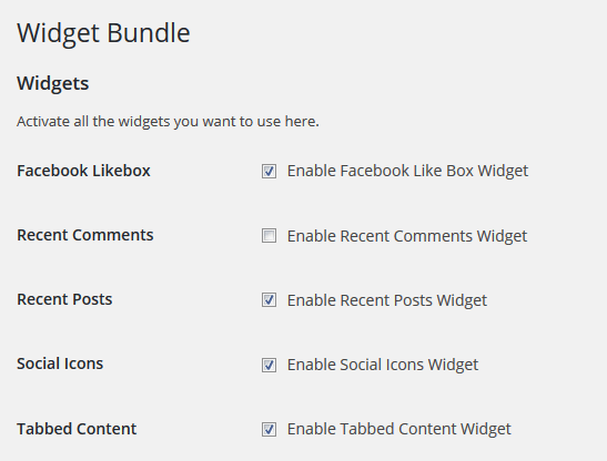 Widget Bundle Documentation – ThemeZee