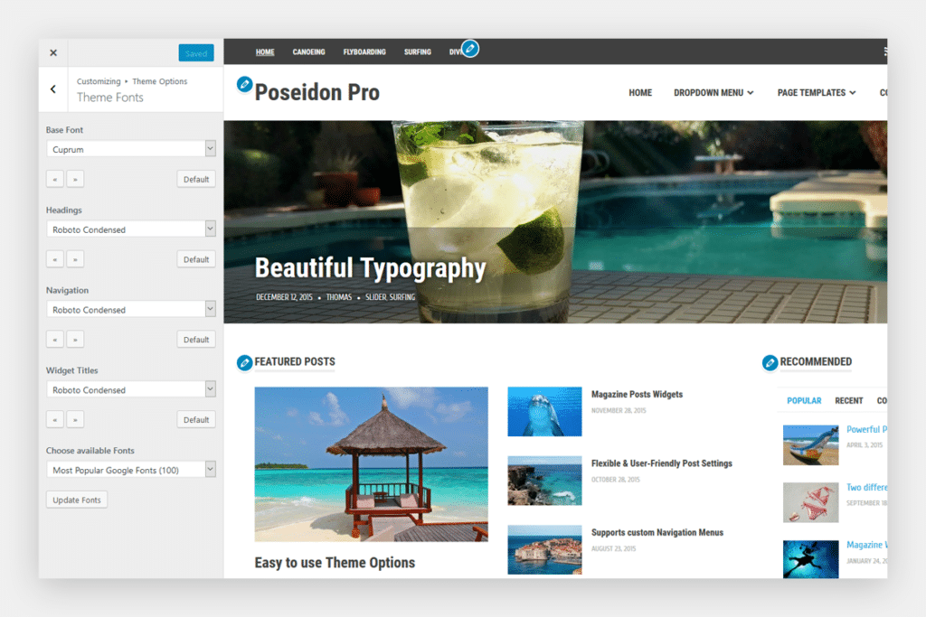 Poseidon Pro – ThemeZee