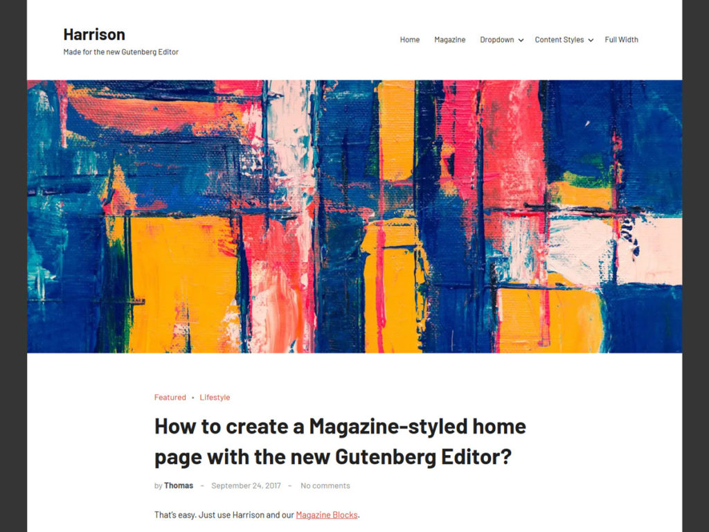 Smart and reliable WordPress Themes – ThemeZee